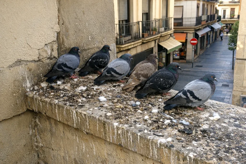 Control de palomas en edificios Teruel
